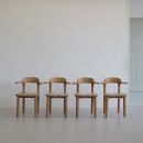 Set of Four Brutalist Armchairs by Erwin Berghammer, 1970s