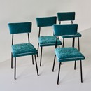 Set of four Dining Room Chairs, France 1950's