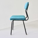 Set of four Dining Room Chairs, side view1950's