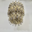 Set of Three Original Chandeliers by Carlo SCARPA for VENINI, 1950's