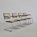 Set of Vintage B64 Cantilever Chairs by Marcel BREUER for THONET, 1979/ 1980