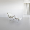 Suede High Back Lounge Chair & Footstool by COR, 1976
