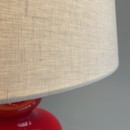 Table Lamp with Illuminated coloured Glass Base, France 1970s.