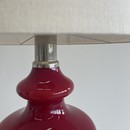 Table Lamp with Illuminated coloured Glass Base, France 1970s.