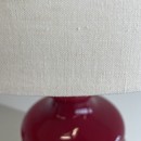 Table Lamp with Illuminated coloured Glass Base, France 1970s.