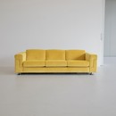 Three Seat Sofa by Valeria BORSANI and Alfredo Bonetti, TECNO 1966- spaceandchrome.com