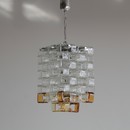 Vintage MAZZEGA Glass Chandelier, 1970s