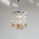 Vintage MAZZEGA Glass Chandelier, 1970s