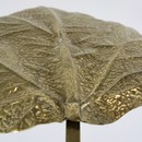 Vintage Rhubarb Leaf Tabler Lamp by Tommaso BARBI, 1970's