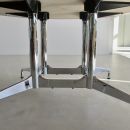 VITRA Dining Table with Travertine Stone top, design Charles & Ray EAMES