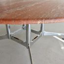VITRA Dining Table with Travertine Stone top, design Charles & Ray EAMES