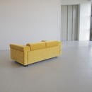 Yellow Two-Seat Sofa D120 by Valeria BORSANI and Alfredo BONETTI, TECNO 1966