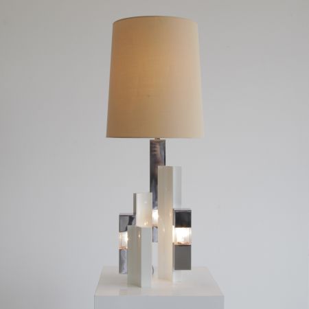 Table Lamp 'CUBIC' by Gaetano SCIOLARI, 1970s