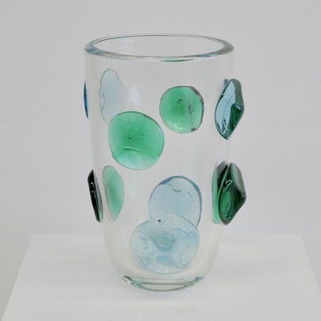 MURANO Glass Vase, signed, Italy 