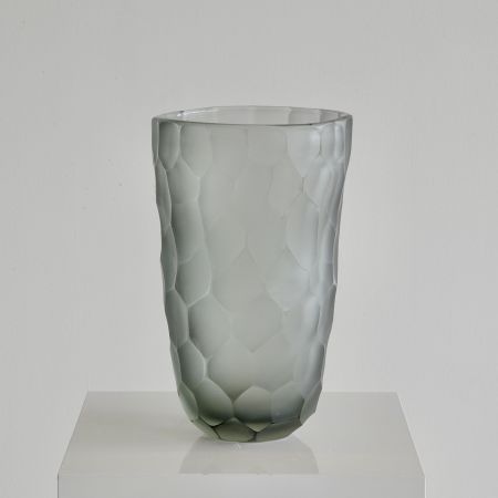 Signed MURANO Glass Vase, Italy (light green)