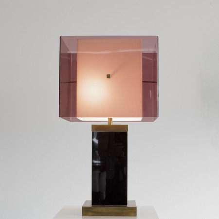 SIGNED Table Lamp by Romeo REGA, Italy 1970s